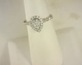 Diamond Cluster Ring 14K White Gold