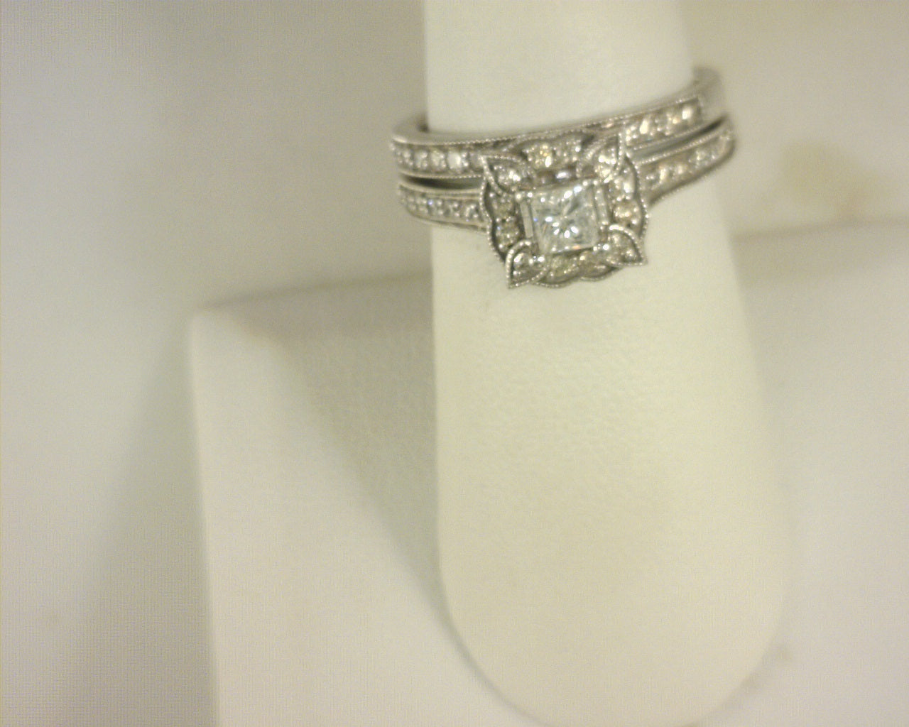Diamond Bridal Set 1.0cttw 14K White Gold