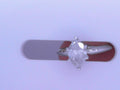Diamond Solitaire Ring 1.0cttw Marquise 14K White Gold