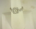 Diamond Bridal Set 2.20cttw 14K White Gold<br>Center 1.0ct SI1 G