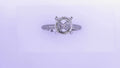 Gabriel NY Alinna - 14K White Gold Round Diamond Engagement Ring .70cts #S1622951