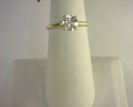 Diamond Solitaire Ring Round 1.0ct 14K White Gold