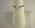 Diamond Solitaire Ring Round .75ct 14K White Gold
