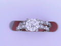 Diamond Bridal Set 2.28cttw 14K White Gold <br>Center 1.50ct