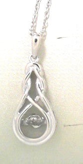 SS DIAMOND 1/12CTW PENDANT