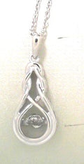 Diamond Pendant 1/12ctw Sterling Silver