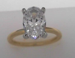 Gabriel 14kt ER Classic Collection CZ CENTER