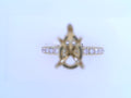 Gabriel NY Alina - 14K Yellow Gold Hidden Halo Pear Shape Diamond Engagement Ring .57cts 10X6 Center S#1780521