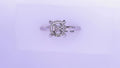 Gabriel NY Daniele - 14K White Gold Round Diamond Engagement Ring .15cts 7.4mm #S1758297