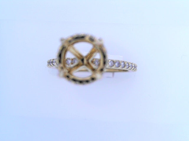 Gabriel NY Senne - 14K White Gold Round Diamond Engagement Ring .38cts 7.4mm #S1780522