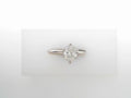 Diamond Solitaire Ring Oval 1.0ct 14K White Gold