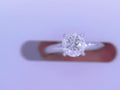 Diamond Solitaire Ring 1.0cttw Round 14K White Gold