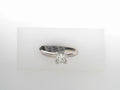 Diamond Solitaire Ring Princess .50ct 14K White Gold