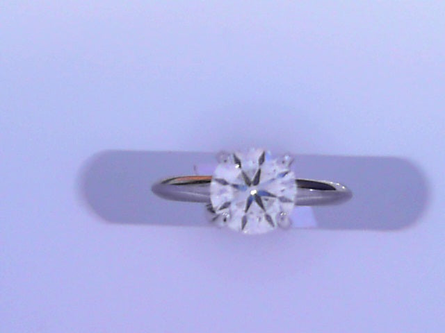 Diamond Solitaire Ring 1.5cttw 14K White Gold