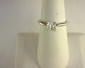 Diamond Solitaire Ring Princess .75ct 14K White Gold