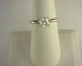 Diamond Solitaire Ring .75ct Princess 14K White Gold