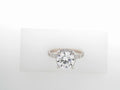 Gabriel NY Bridal Talisa - 14K White Gold Round Hidden Halo Diamond Engagement Ring .42ctw CZ Center