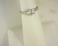 Diamond Solitaire Ring 1.36cttw 14K White Gold<br>Center .95ct