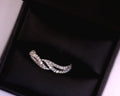 Lady's White 14 Karat Wedding Band