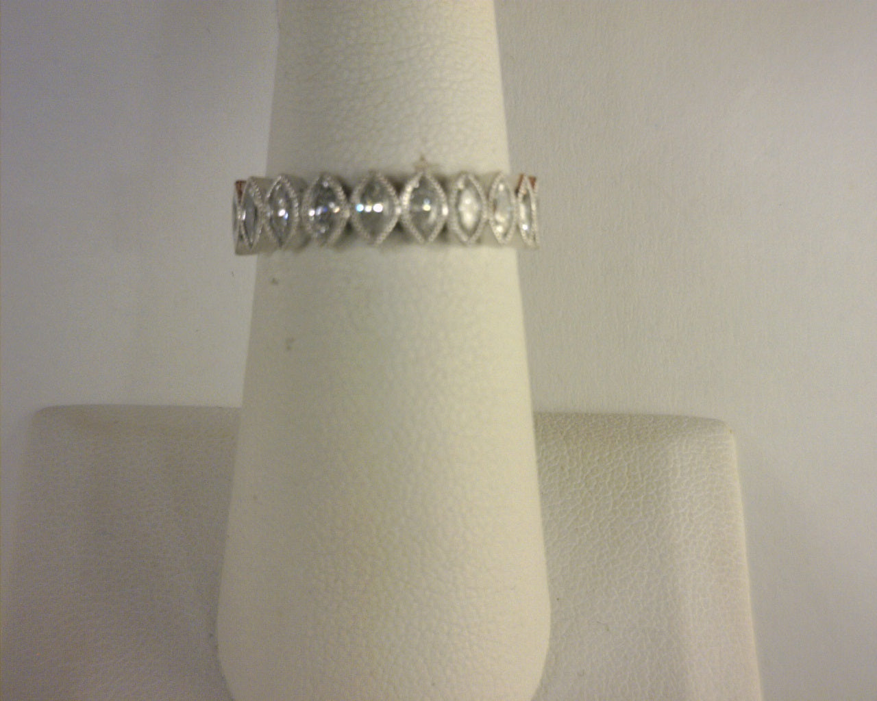 Diamond Marquise Band .91ct 14kt White Gold