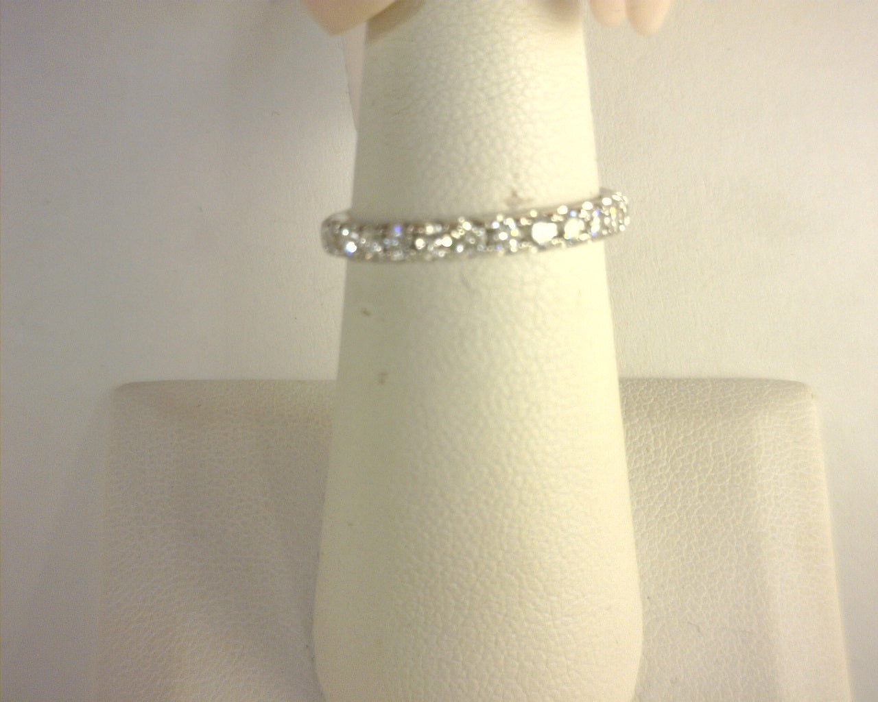 Diamond Band 1.0ct 14K White Gold size 6