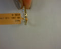 1/2 CT LAB PAVE diamonds eternity band 14k yellow gold size 6