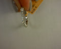 1 ctw LAB SINGLE PRONG diamond eternity band 14kt white gold size 6