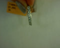 1/2 ctw LAB diamond PAVE SET half round band 14k white gold sz. 6