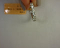 1 ctw LAB diamond PAVE SET half round band 14k white gold sz6