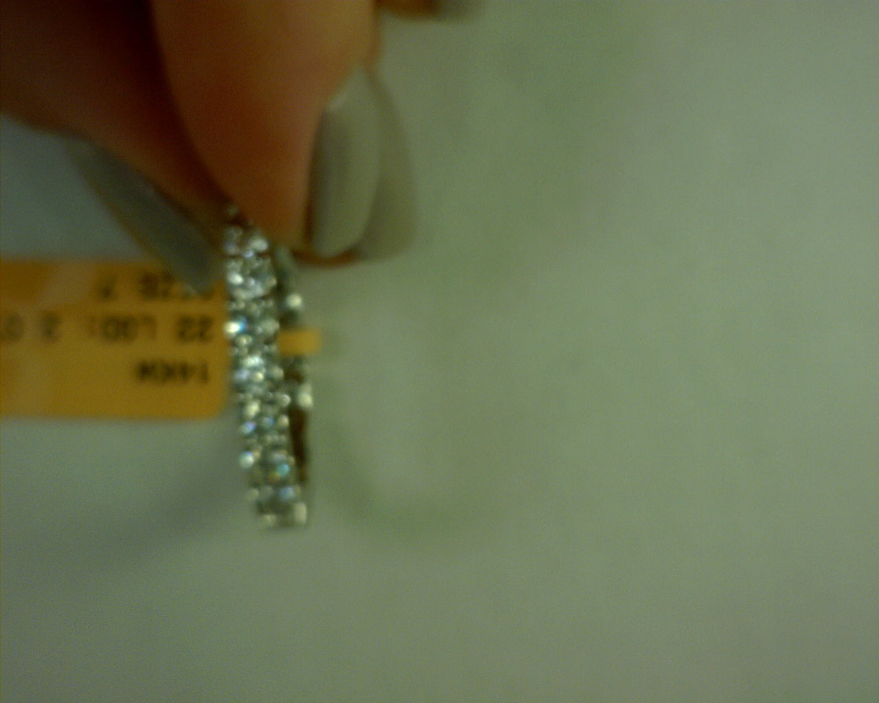 2ctw LAB diamond U PRONG round shape eternity band 14k white gold sz7