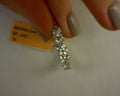 4ctw LAB diamond U PRONG round shape eternity band 14k white gold sz6