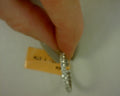 1ctw 14 white gold LAB U PRONG diamond eternity band sz6.5
