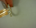 2ctw 14k yellow gold LAB diamond U PRONG eternity bands