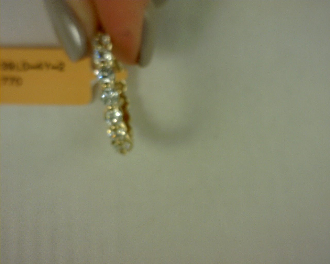 2ctw 14k yellow gold LAB diamond SINGL PRONG eternity band sz 7