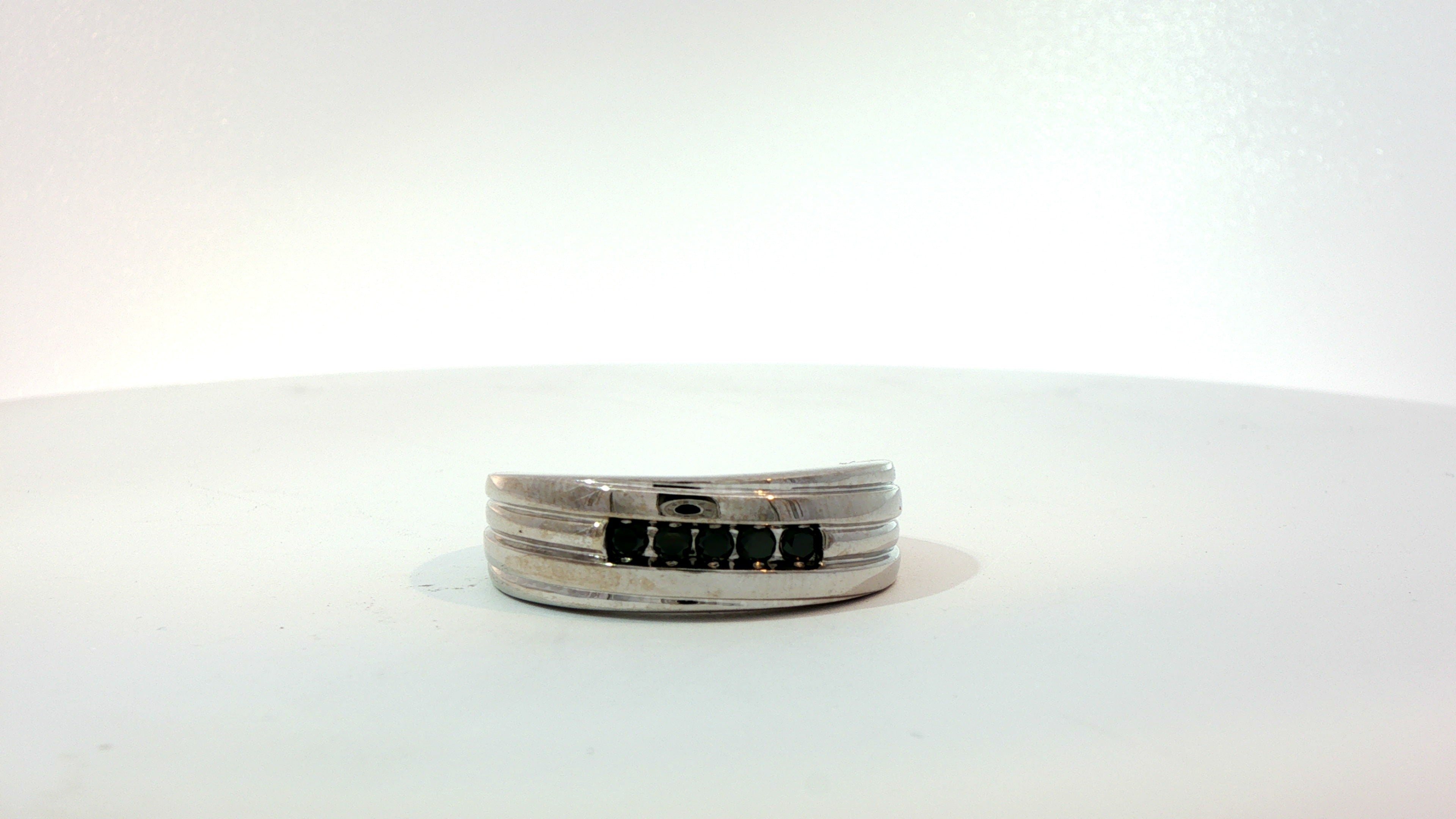 Diamond Wedding Bands  -  Men'