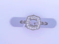 Diamond Semi Mount Ring .33cttw 14K White Gold