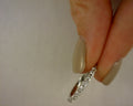 14karat white gold 0.43ct diamond band