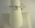 14 KARAT WHITE GOLD ENGAGEMENT ROUND DIAMOND MOUNT<br>CONTEMPORARY COLLECTION