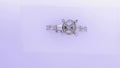 Gabriel NY Dariella - 14K White Gold Round Diamond Engagement Ring .49cts #S1622950