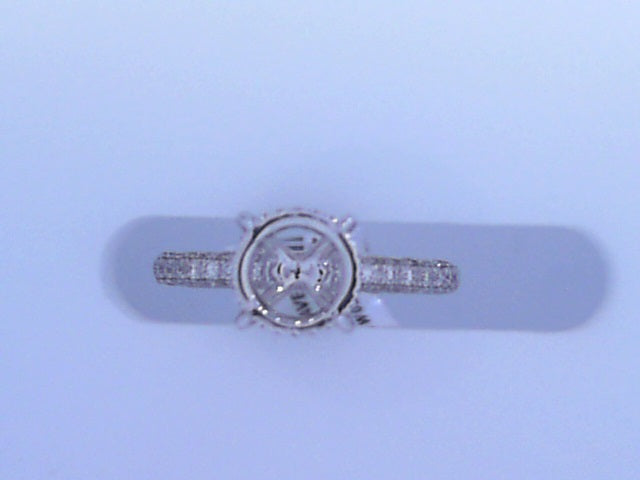 Diamond Semi Mount Ring .80cttw 14K White Gold