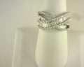 Diamond Fashion Ring 1.57cttw 14K <br>Round .816ct Baguette .754ct