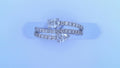 Diamond Fashion Ring .784cttw 14K white gold <br>size 7.5