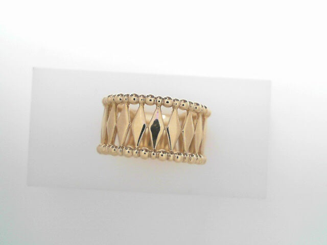 Gabriel NY 14K Yellow Gold Bujukan Classic Wide Band Ladies Ring S1749010