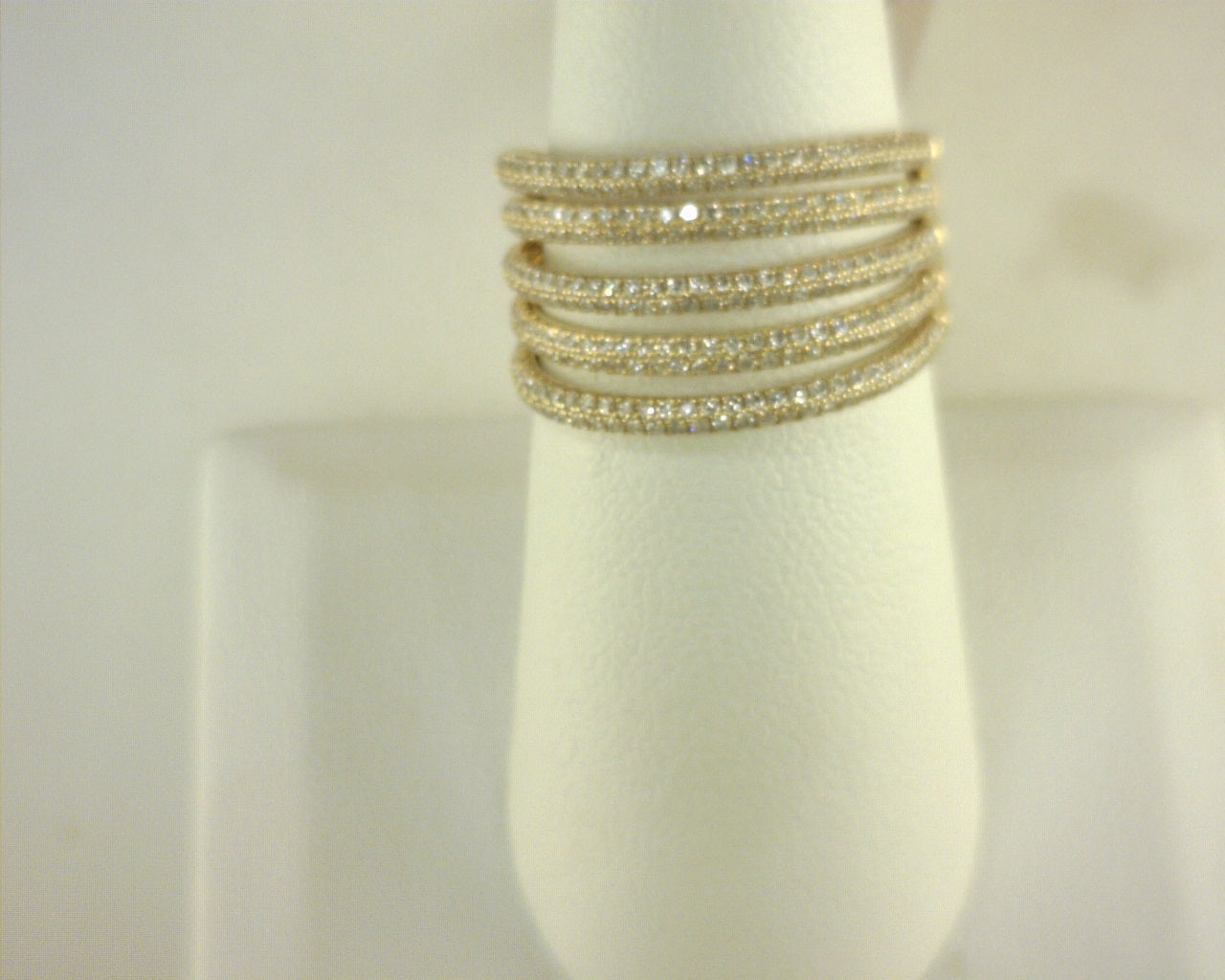 Diamond Fashion Ring .93cttw Round 14K Yellow Gold
