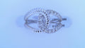 Diamond Fashion Ring .48cttw Round 14K White Gold