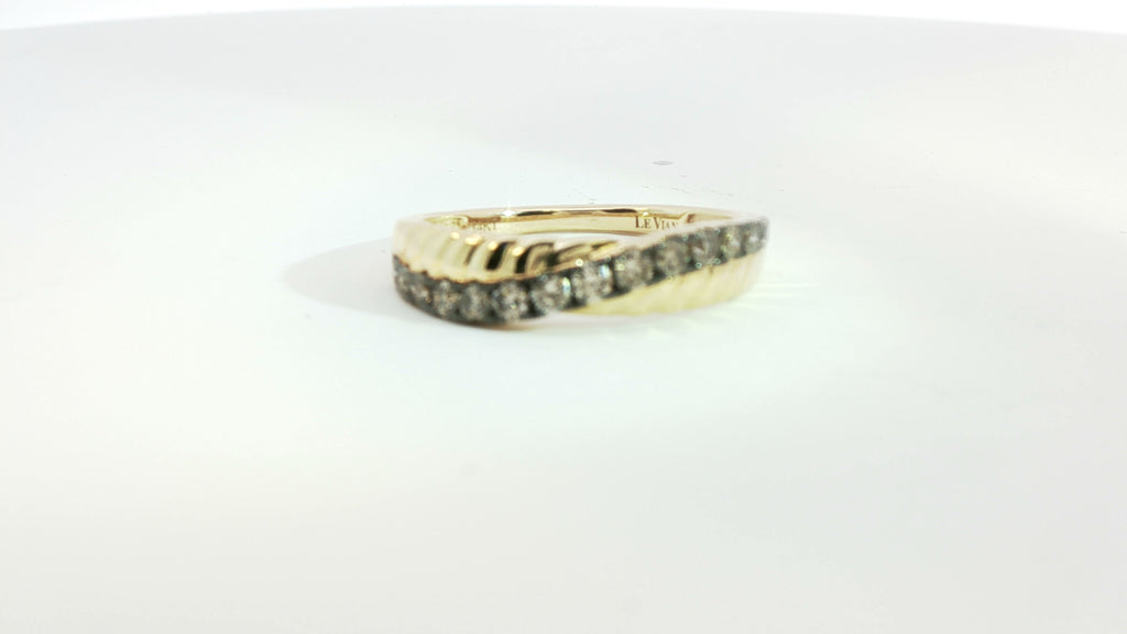 Le Vian Chocolatier® Ring featuring 3/8 cts. Chocolate Diamonds® set in 14K Honey Gold™