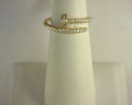 Diamond Nail Ring 14K Yellow Gold .42ct