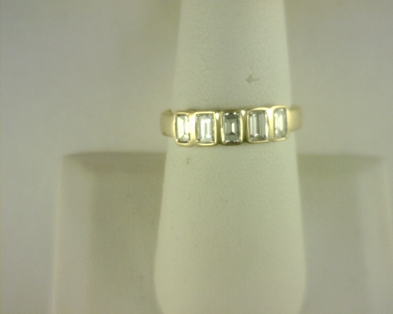 Heera Moti Diamond Band 14K Yellow Gold .69ctw