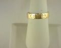 Heera Moti 14K Yellow Gold Band