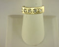 Heera Moti Diamond Band 14K Yellow Gold .196ct